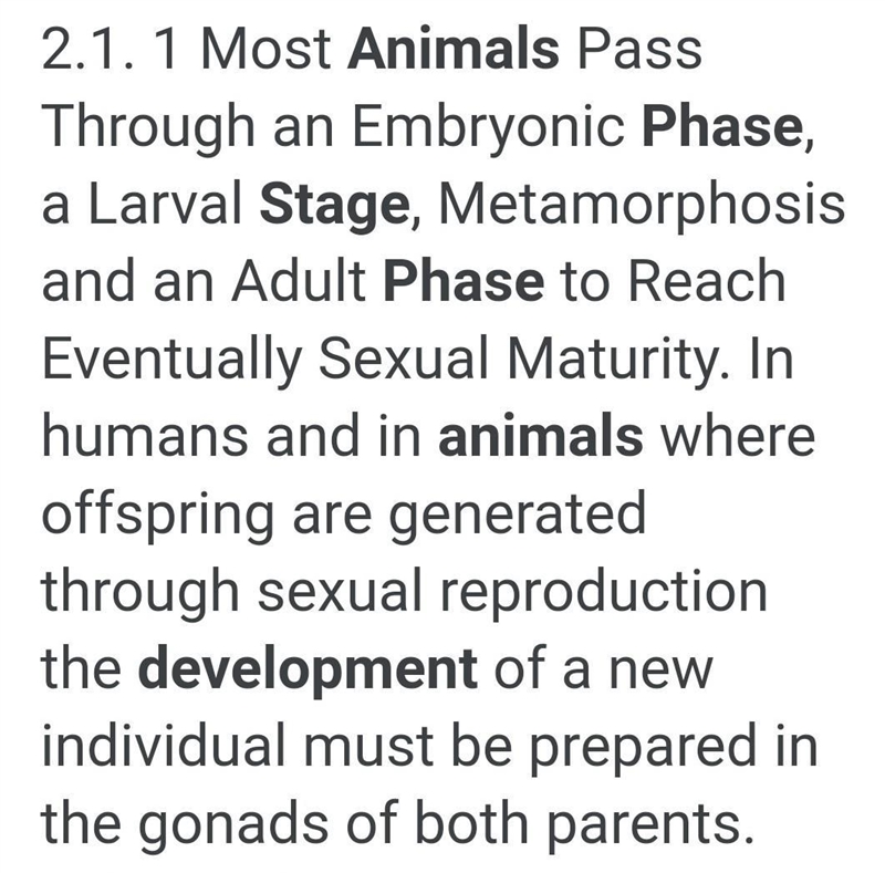 Stage of development for animals​-example-1