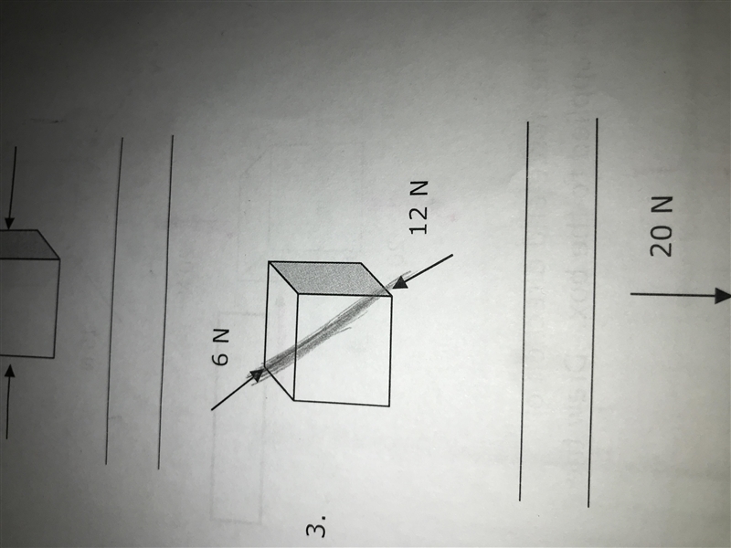 What is the net force? What is the direction right, left, up, down or no motion-example-1