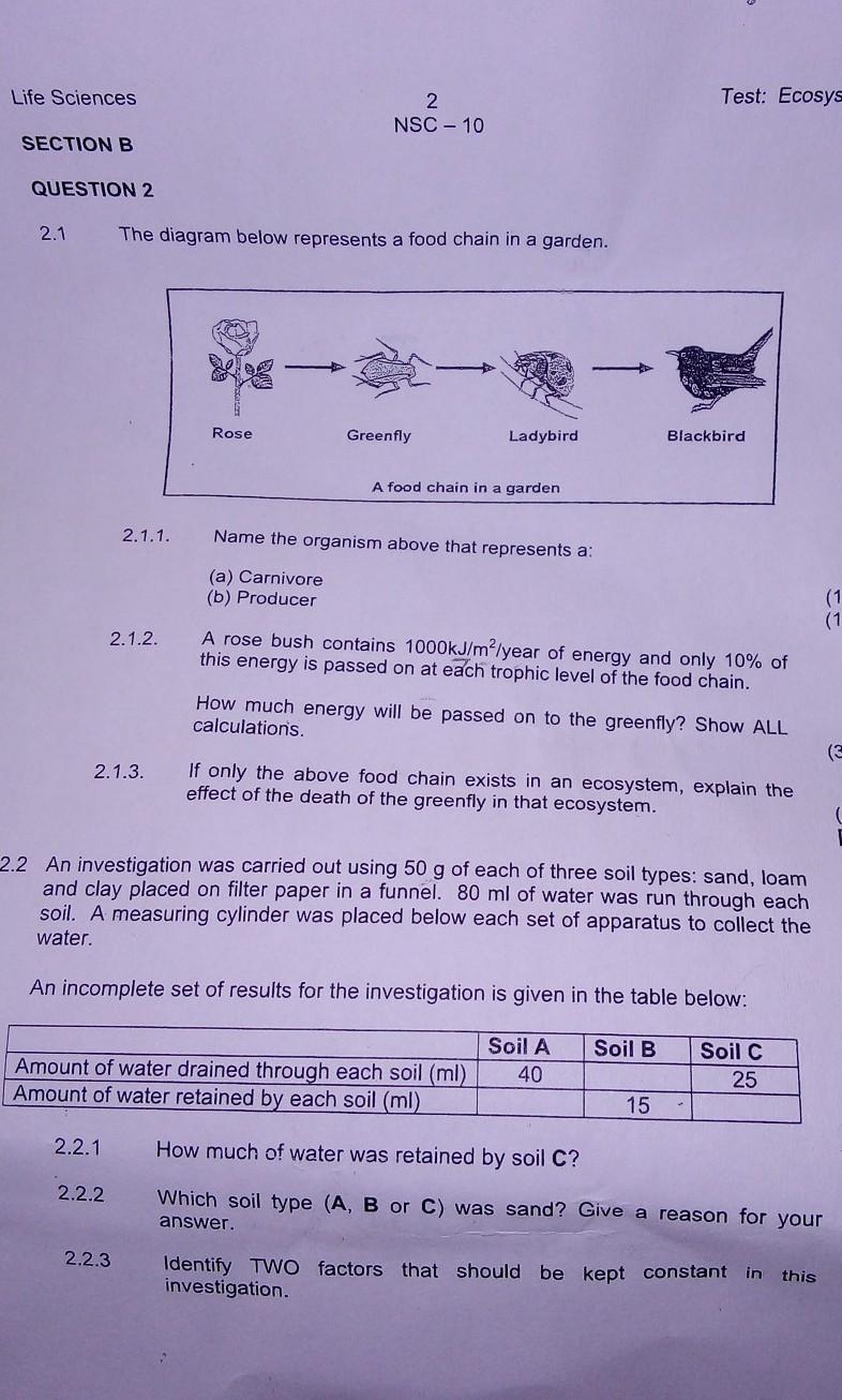 How much water was retained by soil C​-example-1