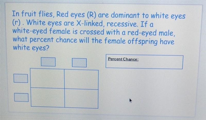 CAN SOMEONE HELP ME I DONT UNDERSTAND HOW TO FILL IN THE PUNNET SQUARE ​-example-1