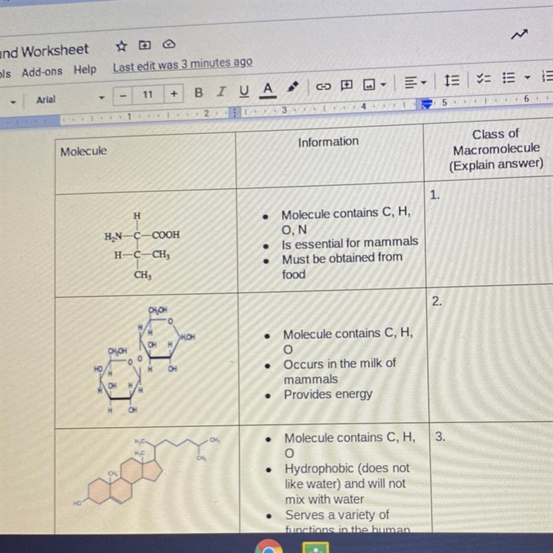 I need help on organic compounds, please. This is 9th grade biology 1.-example-1