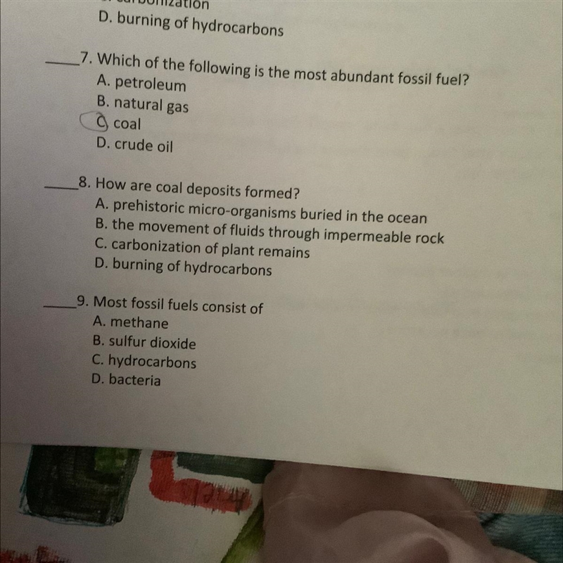 What is the answer for question 8 and 9-example-1