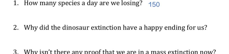 Why did the dinosaur extinction have a happy ending for us? PLEAASEE!!-example-1