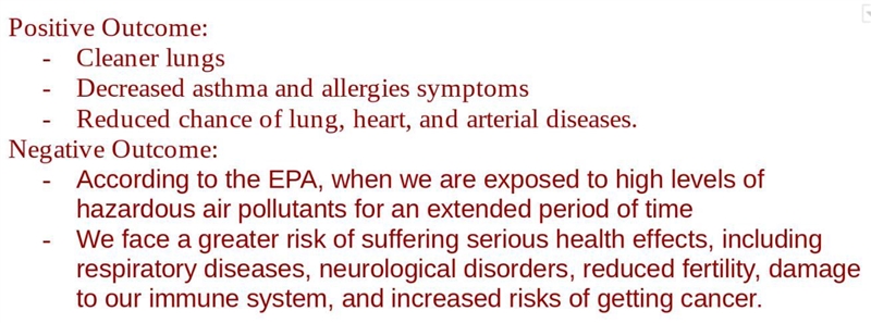 100 POINTS In 1970, the US Congress passed the Clean Air Act to combat increasing-example-1