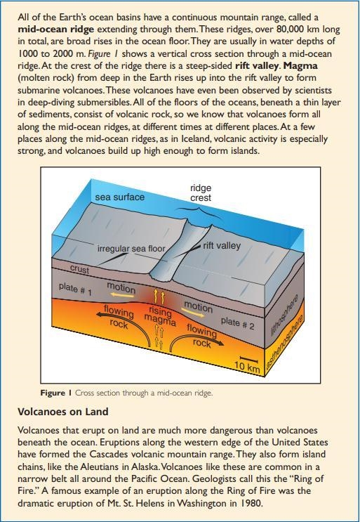 Do most volcanoes on land occur in the Northern Hemisphere or southern Hemisphere-example-1