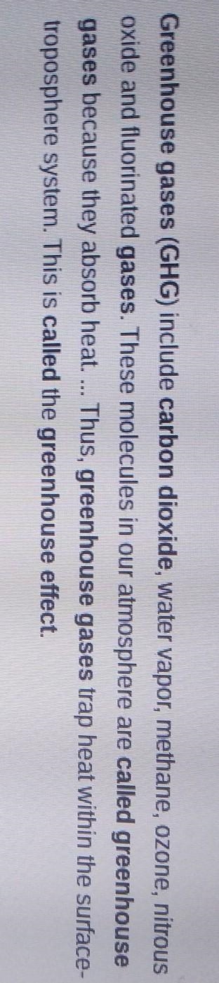 Explain why carbon dioxide is referred to as a greenhouse gas. ​-example-1