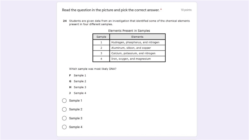 Sample 1 sample 2 sample 3 sample 4-example-1