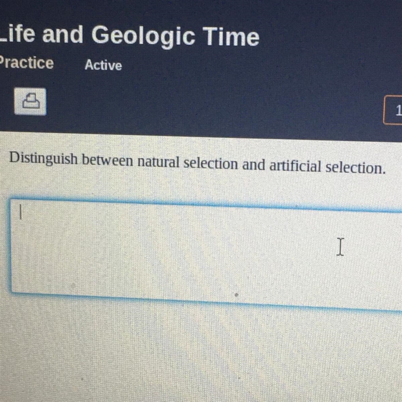 Distinguish between natural selection and artificial selection.-example-1