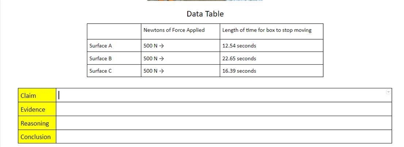 *EXTRA POINTS* A person pushes the same box with the same amount of force on 3 different-example-1