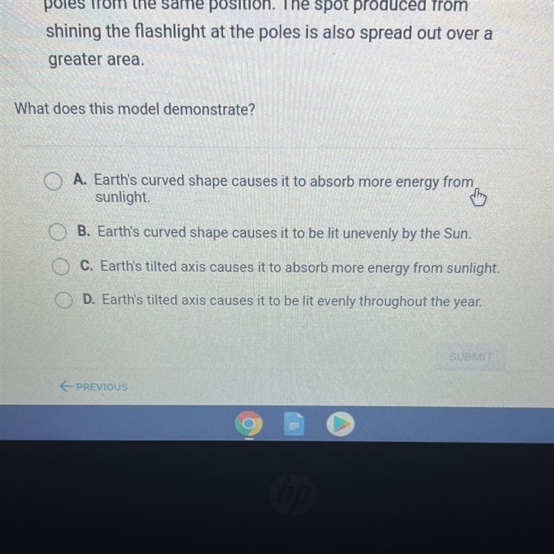 What does this model demonstrate-example-1