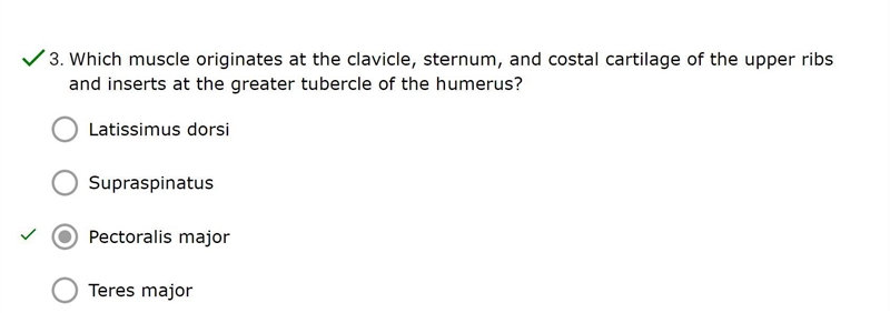 Which muscle originates at the clavicle, sternum, and costal cartilage of the upper-example-1