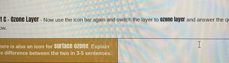 What is the difference between surface ozone and the ozone layer?-example-1
