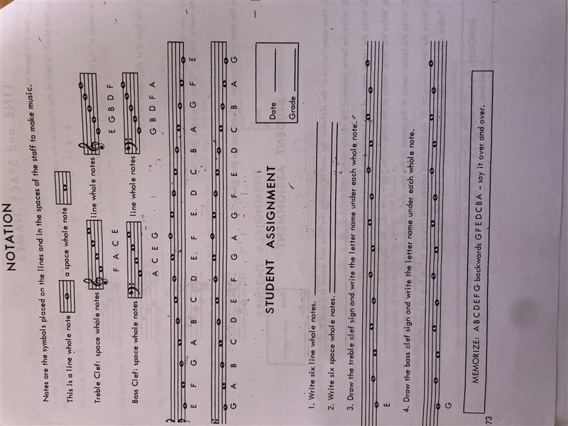 Help me with questions 1 - 4 Help me!!!!!!!!!!!!! It’s for music class or orchestra-example-1