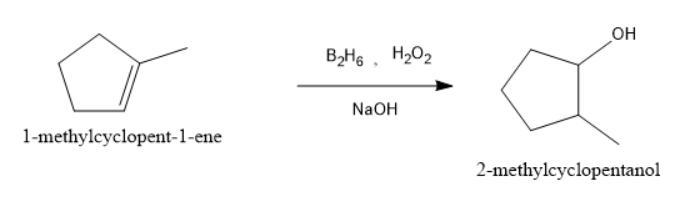 When 1-methylcyclopentene undergoes acid catalyzed hydration, the major product formed-example-1