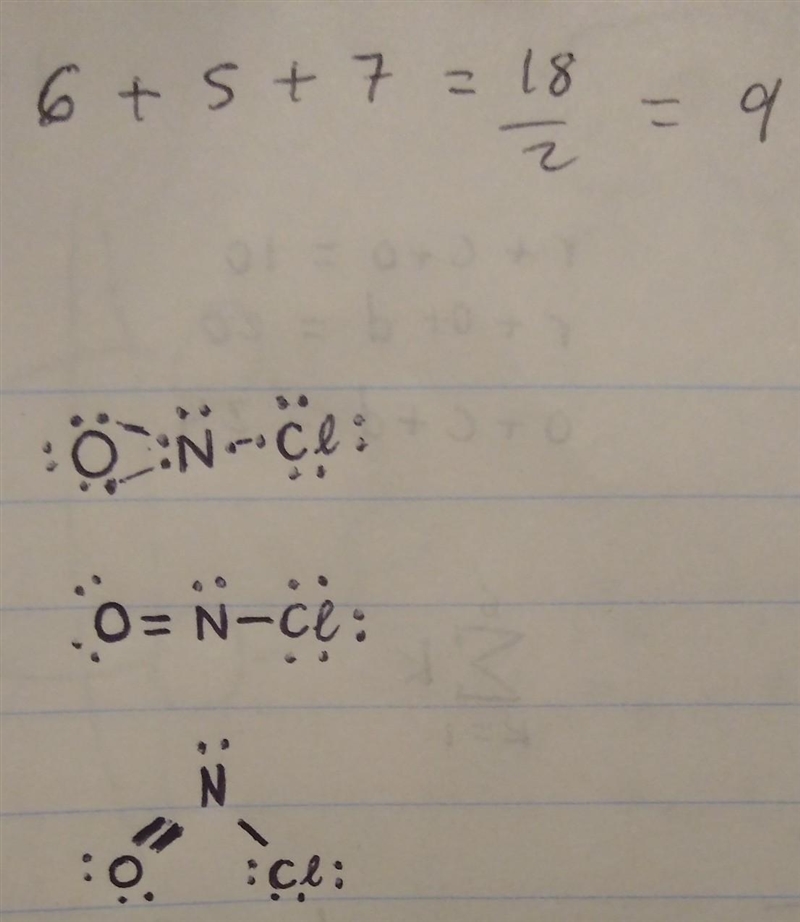 Draw two resonance forms for nitrosyl chloride, ONCl. Which one is better and why-example-1