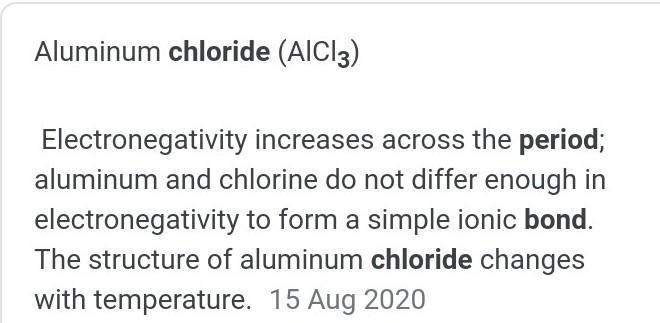 Describe the trends in properties of Chlorides across period 3-example-1