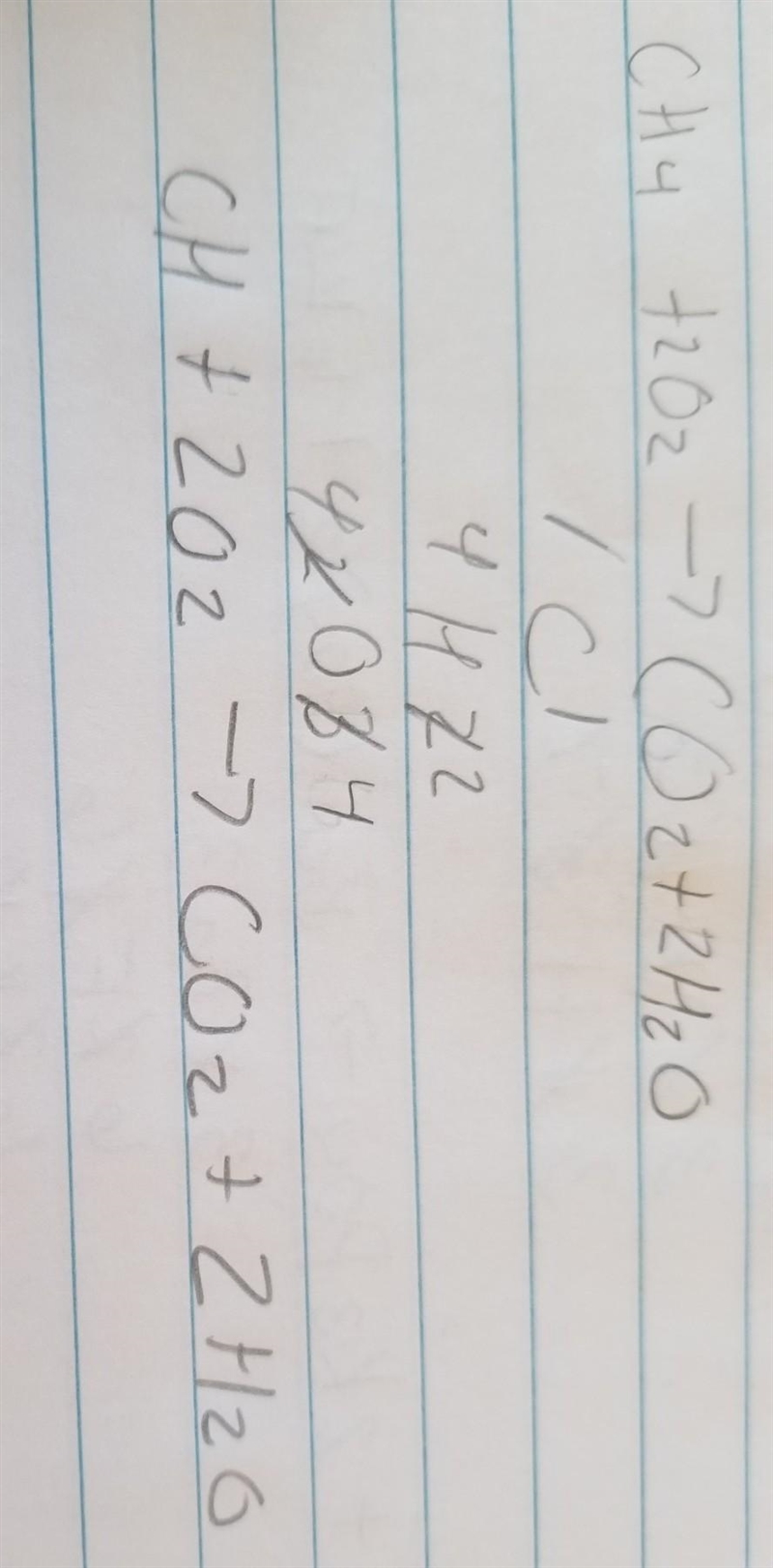 Balance CH4+O2->CO2+H2O-example-1