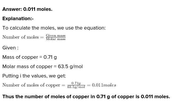 You already converted mass to moles for the reactants. Now convert mass to moles for-example-1