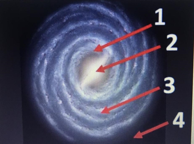 A supermassive black hole can be found at Location 1 Location 2 Location 3 Location-example-1