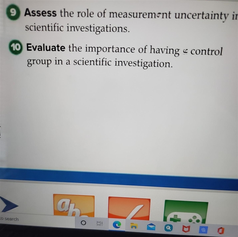 Science Pls help me with number 9 and 10 ​-example-1