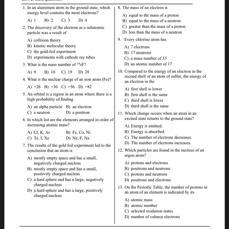 Atomic Theory questions. Will be worth 50 points.-example-1