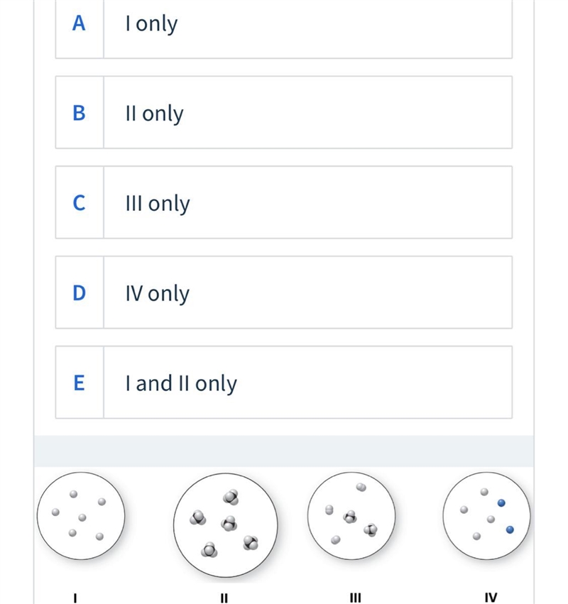 Of the four symbolic representations of different matter below, identify which best-example-1