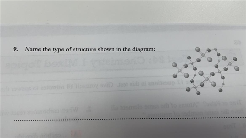 9. Name the type of structure shown in the diagram:-example-1