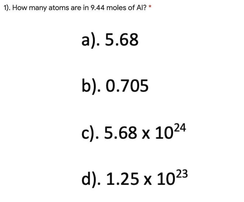 How many atoms are in 9.44 moles of Al?-example-1