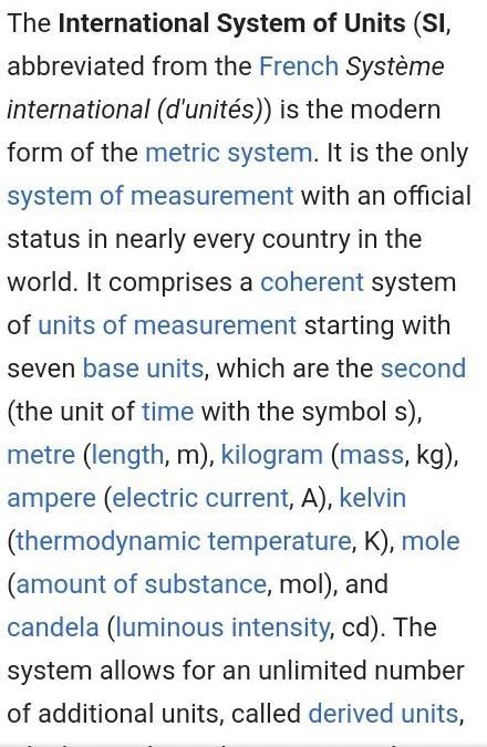 PLEASE HELP URGENT!! What is the SI system? What are its benefits?-example-4