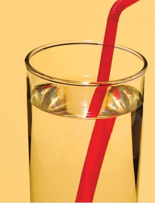 Why does a straw look broken when it is placed in a water glass?-example-2