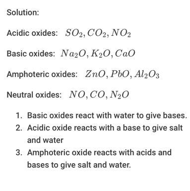 Give two other examples each acidic and basic oxids that are not mentioned-example-1