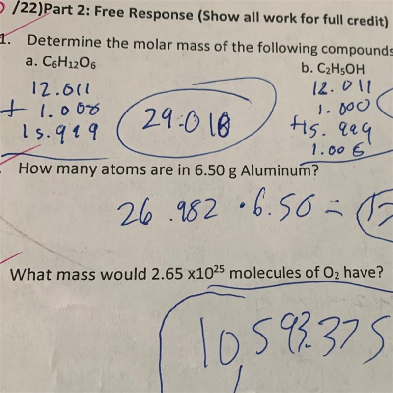 What mass would 2.65 x10^25 molecules of O2 have?-example-1