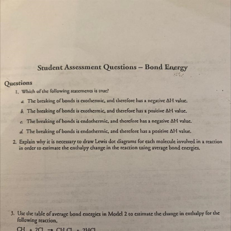 Please answer quickly!! 1. Which of the following statements is true? a. The breaking-example-1