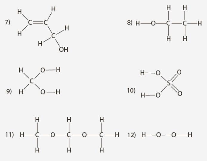 Which ones are alcohols?-example-1