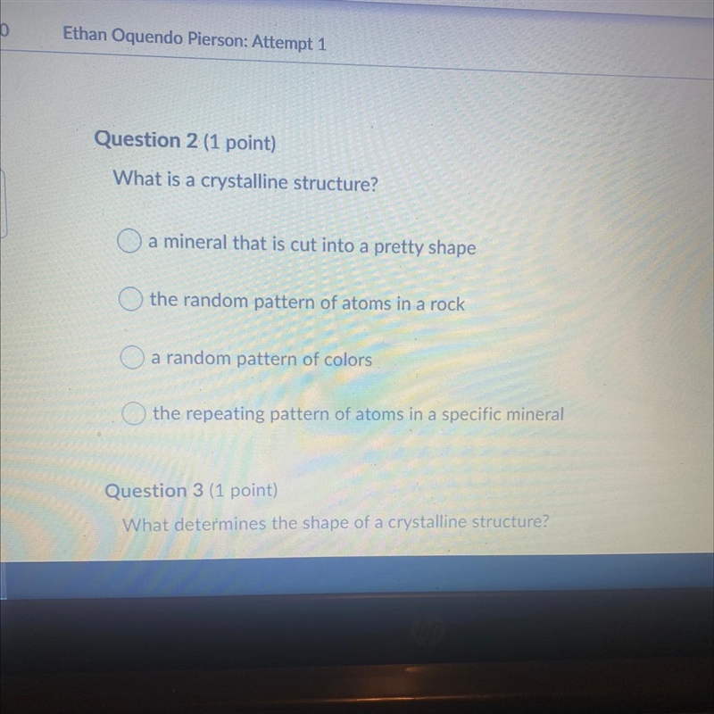 What is a crystalline structure?-example-1