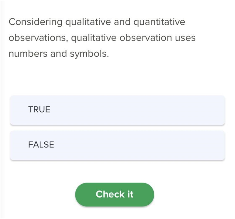 Considering qualitative and quantitative observations, qualitative observations uses-example-1