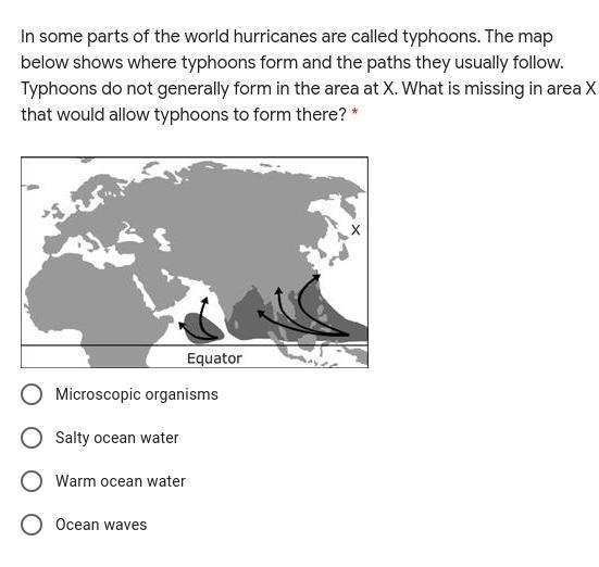 In some parts of the world hurricanes are called typhoons. The map below shows where-example-1