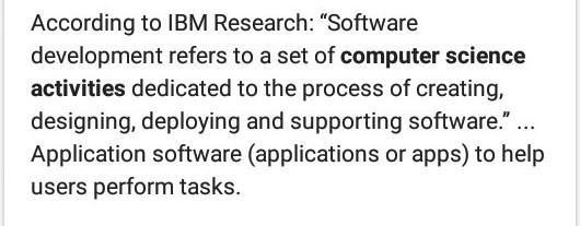 D. Application software are developed by software companies ​-example-1