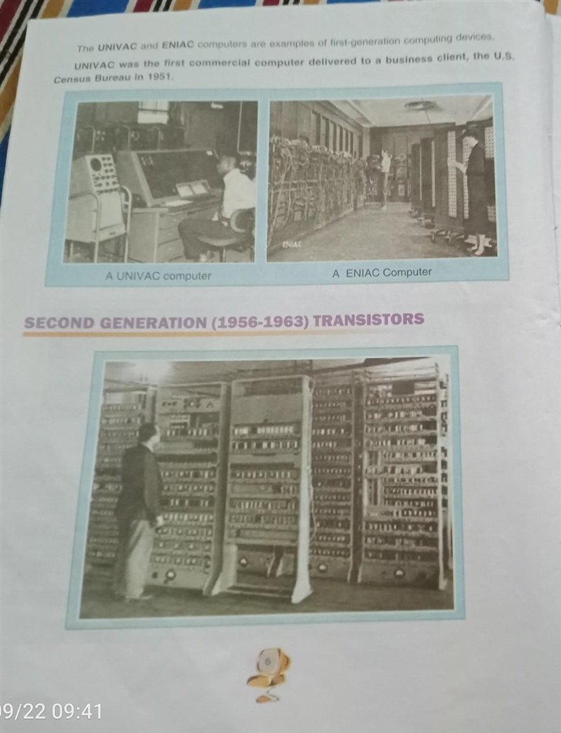 Difference between first and second generation of computers. ​-example-2