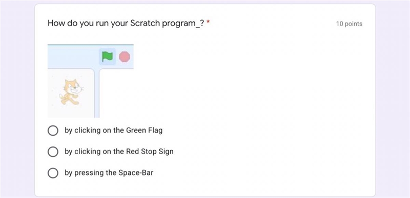 HOW DO YOU RUN YOUR SCRATCH PROGRAM?-example-1