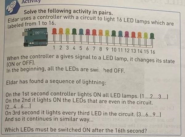 Solve the following activity in pairs . Eldar uses a controller with a circuit to-example-1