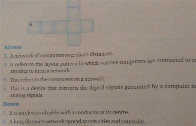 Complete the crossword​-example-1