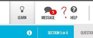 My learning platform says I have 9 new messages. It goes up when I have new ones but-example-1