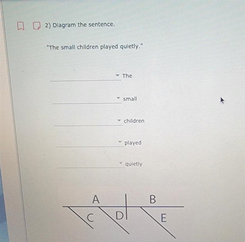 Confused how to diagram a sentence, please help.​-example-1