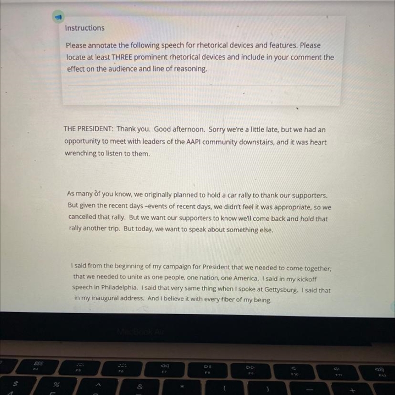 QUESTION What is the exigence of the piece and how does that factor into the author-example-1