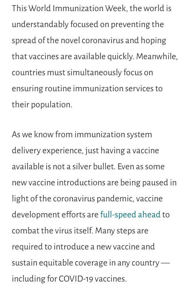 Write an introductory paragraph on the topic Coronavirus Vaccine. Underline your thesis-example-1