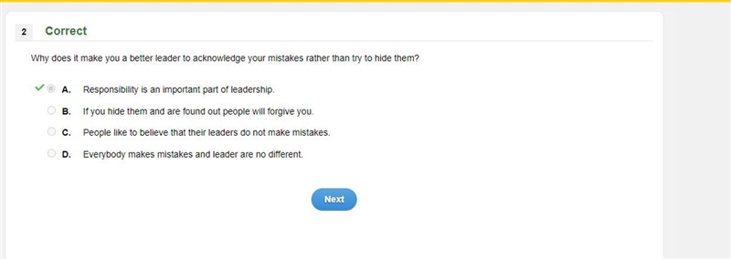 Why does it make you a better leader to acknowledge your mistakes rather than try-example-1