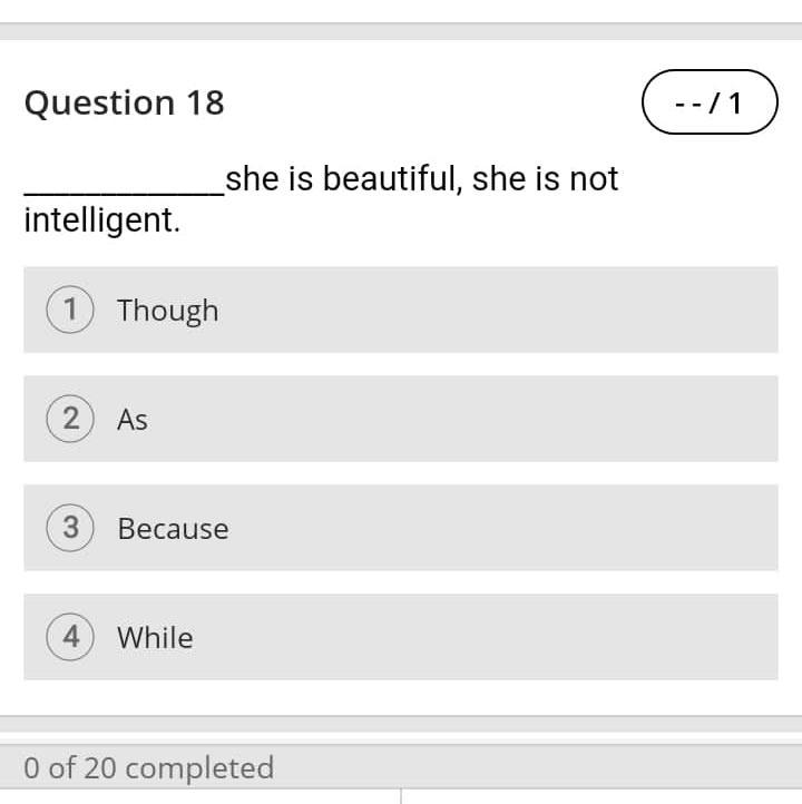 ..... She is beautiful,she is not intelligent.-example-1