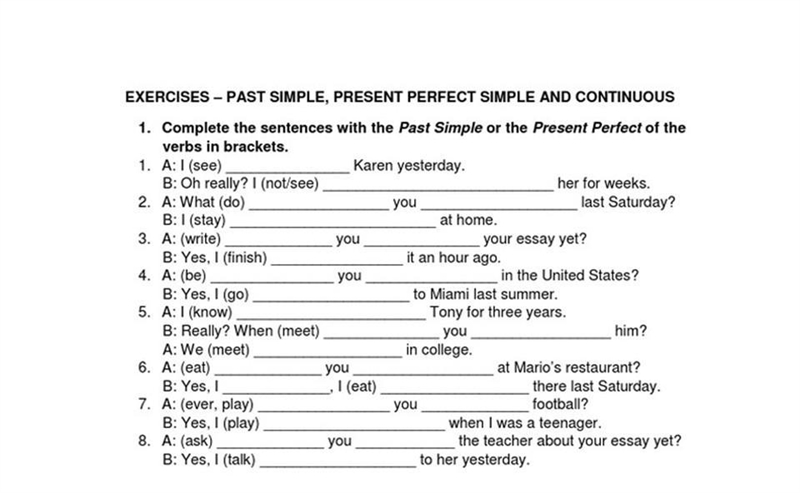 Past simple or the present perfect-example-1