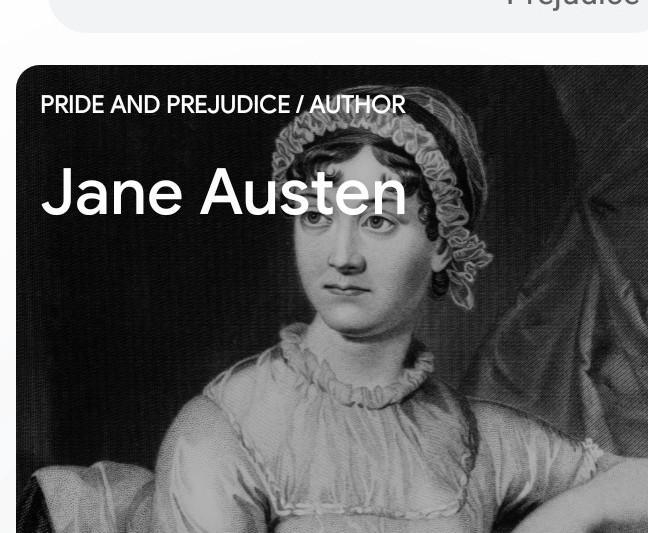 Who is the writer of ,'Pride and Prejudice'? Note: Please attach a picture of the-example-1